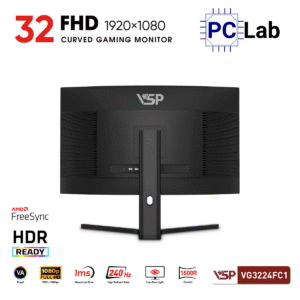 Màn hình cong VSP eSport Gaming VG3224FC1 32inch Full HD 240Hz (32'', Full HD, 240Hz, 1ms, VA, Adaptive-Sync)