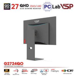 Màn hình VSP Ai Gaming Vision Pro G2724QO 27inch QHD 240Hz (27'', QHD, 240Hz, 0.03ms, G-Sync, QD-OLED)