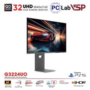 Màn hình VSP Ai Gaming Vision Pro G3224UO 32inch 4K 240Hz (32'', 4K, 240Hz, 0.03ms, G-Sync, QD-OLED)