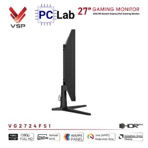 Màn hình VSP eSport Gaming VG2724FS1 27inch Full HD 240Hz (27'', Full HD, 240Hz, 1ms, IPS, FreeSync)
