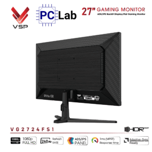 Màn hình VSP eSport Gaming VG2724FS1 27inch Full HD 240Hz (27'', Full HD, 240Hz, 1ms, IPS, FreeSync)