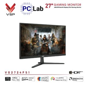 Màn hình VSP eSport Gaming VG2724FS1 27inch Full HD 240Hz (27'', Full HD, 240Hz, 1ms, IPS, FreeSync)