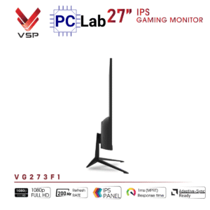 Màn hình VSP eSport Gaming VG273F1 27inch Full HD 200Hz (27'', Full HD, 200Hz, 1ms, IPS, FreeSync/Adaptive-Sync)