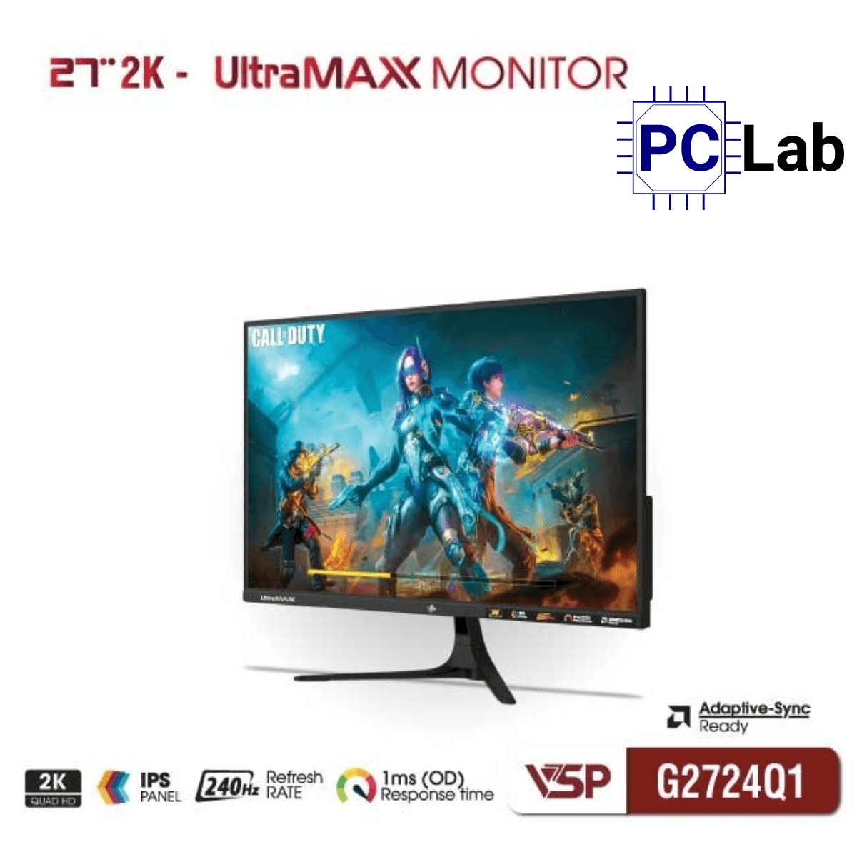 Màn hình VSP G2724Q1 27inch QHD 240Hz (27'', QHD, 240Hz, IPS)