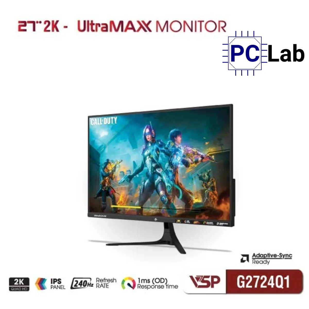 Màn hình VSP G2724Q1 27inch QHD 240Hz (27'', QHD, 240Hz, IPS)