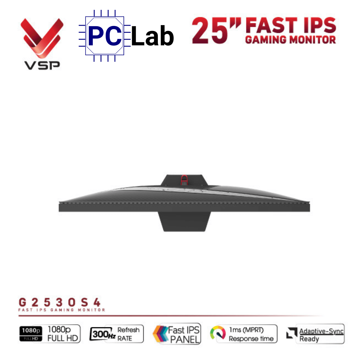 Màn hình VSP Gaming G2530S4 25inch Full HD 300Hz (25'', Full HD, 300Hz, 1ms, Fast IPS)