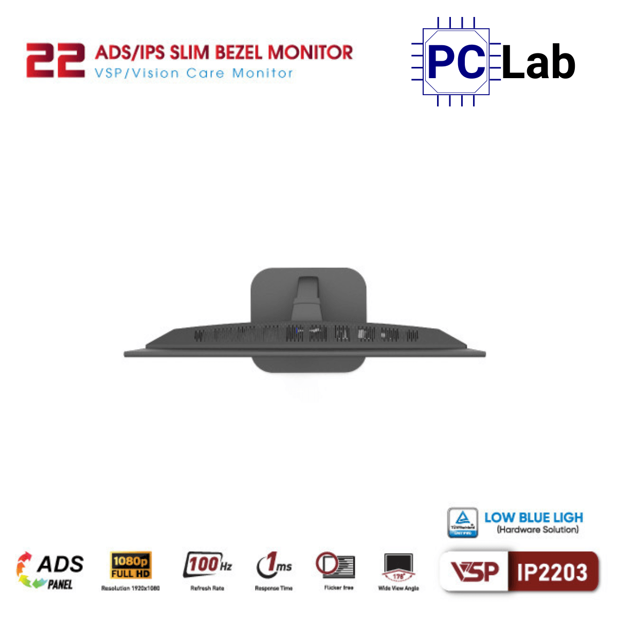 Màn hình VSP IP2203 22inch Full HD 100Hz (22'', Full HD, 100Hz, 1ms, IPS)