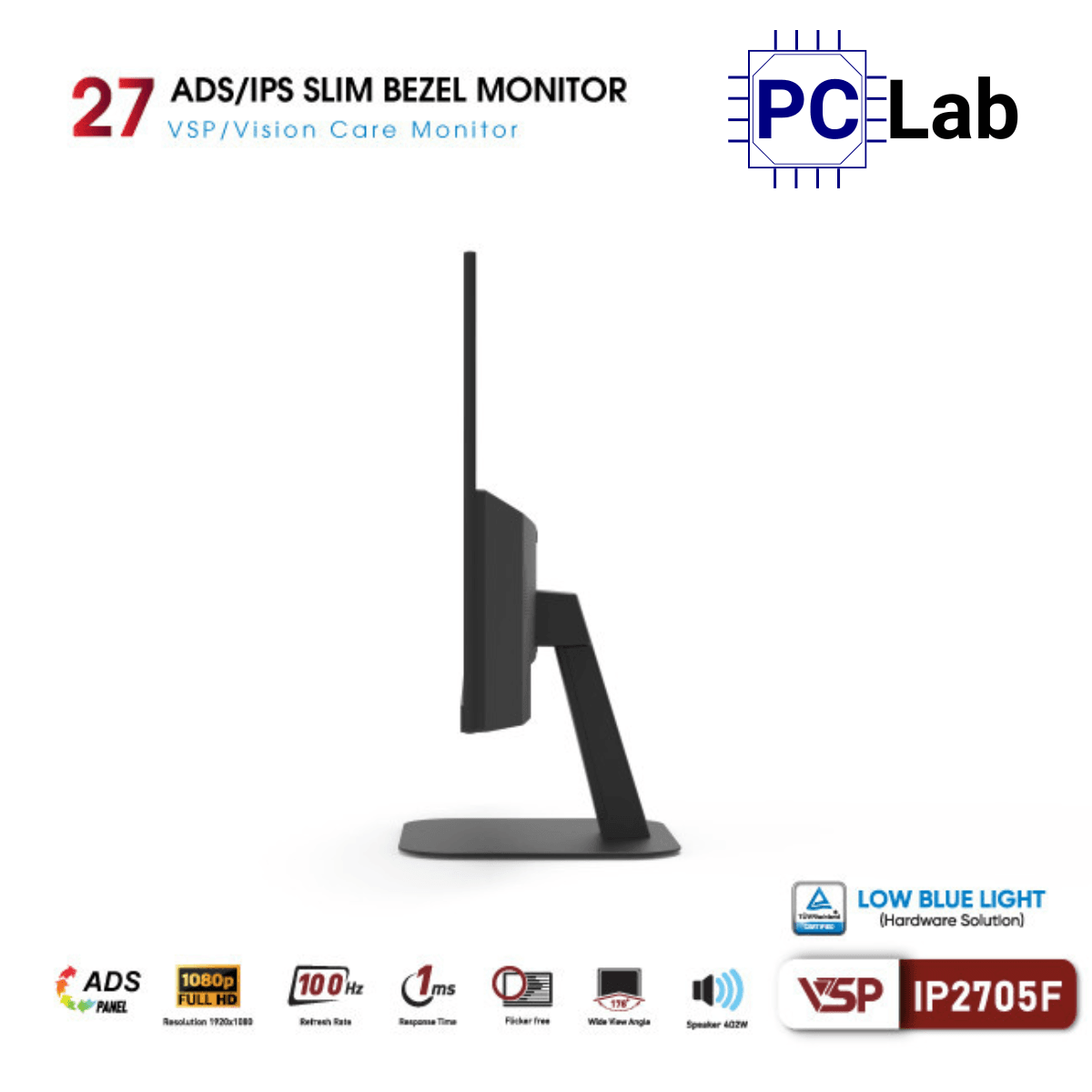 Màn hình VSP IP2705F 27inch Full HD 100Hz (27'', Full HD, 100Hz, 1ms, IPS)