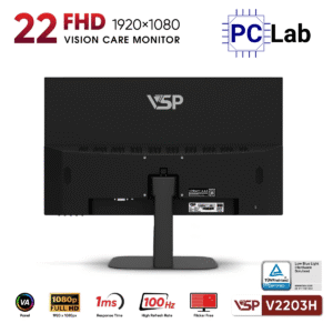 Màn hình VSP V2203H 22inch Full HD 100Hz (22'', Full HD, 100Hz, 5ms, VA) – Đen