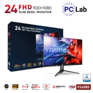 Màn hình VSP V2408S 23.8inch Full HD 100Hz (23.8'', Full HD, 100Hz, 2ms, ADS/IPS) – Đen/Hồng