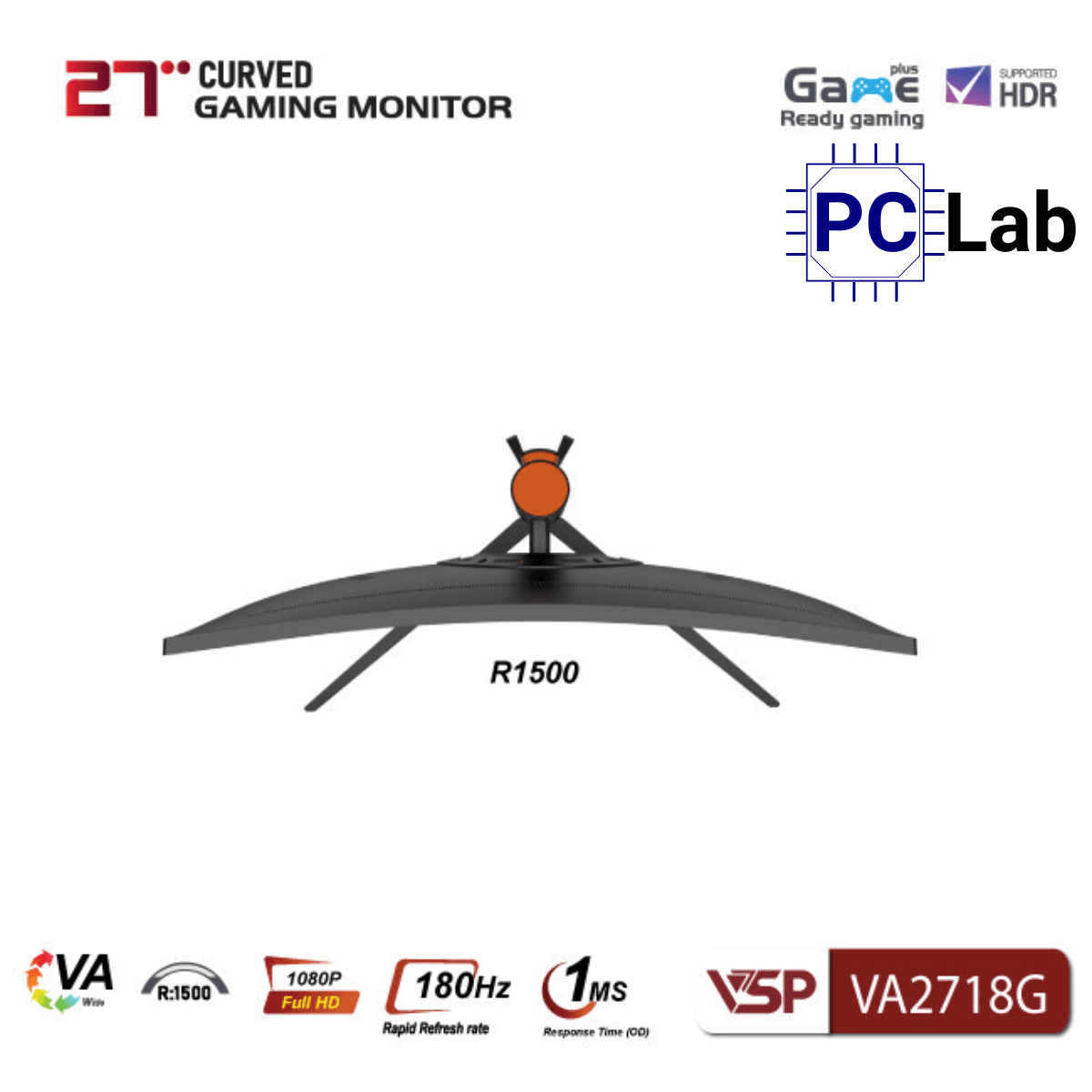 Màn hình VSP VA2728G1 27inch Full HD 280Hz (27'', Full HD, HDR, 280Hz, 1ms, VA)