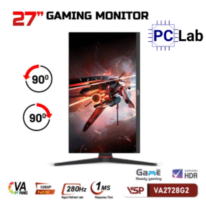 Màn hình VSP VA2728G2 27inch Full HD 280Hz (27'', Full HD, 280Hz, 1ms, VA, FreeSync)