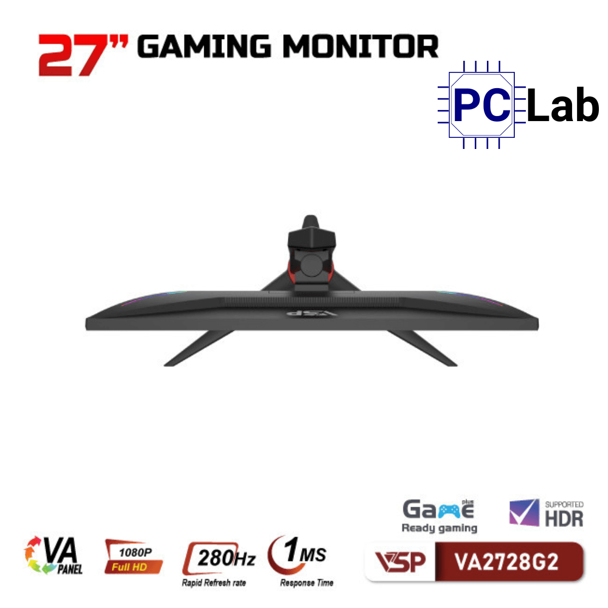 Màn hình VSP VA2728G2 27inch Full HD 280Hz (27'', Full HD, 280Hz, 1ms, VA, FreeSync)