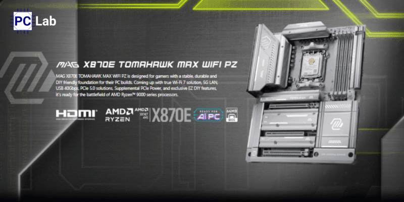 MSI ra mắt mainboard MAG X870E TOMAHAWK MAX WIFI PZ