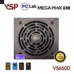 Nguồn PC máy tính VSP MEGAMAX VS650D 650W