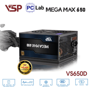 Nguồn PC máy tính VSP MEGAMAX VS650D 650W