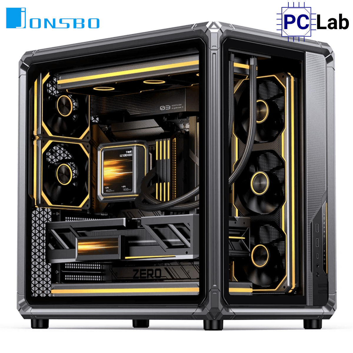 Vỏ case PC máy tính Jonsbo X400 Gray (ATX, Mid Tower, Xám)