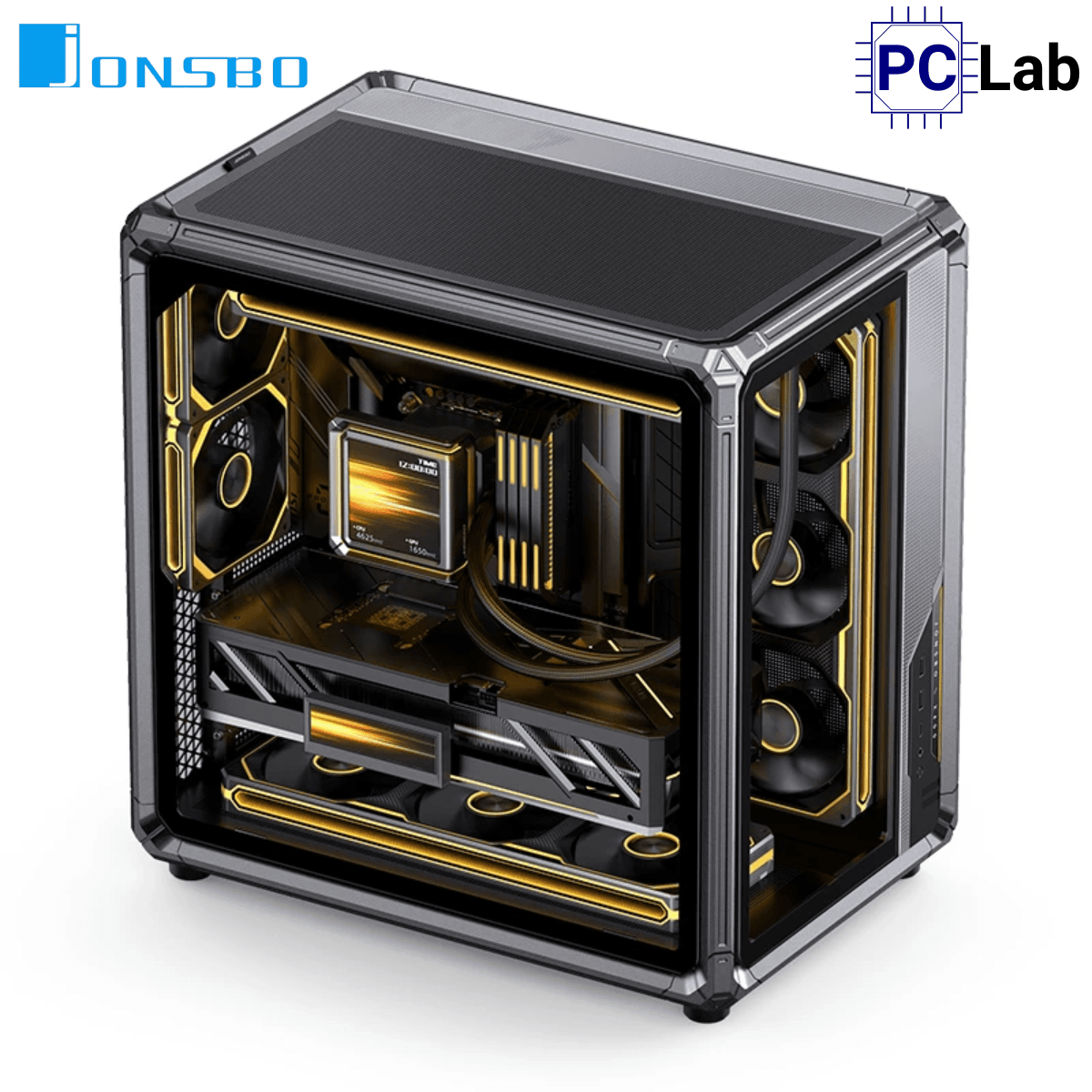 Vỏ case PC máy tính Jonsbo X400 Gray (ATX, Mid Tower, Xám)