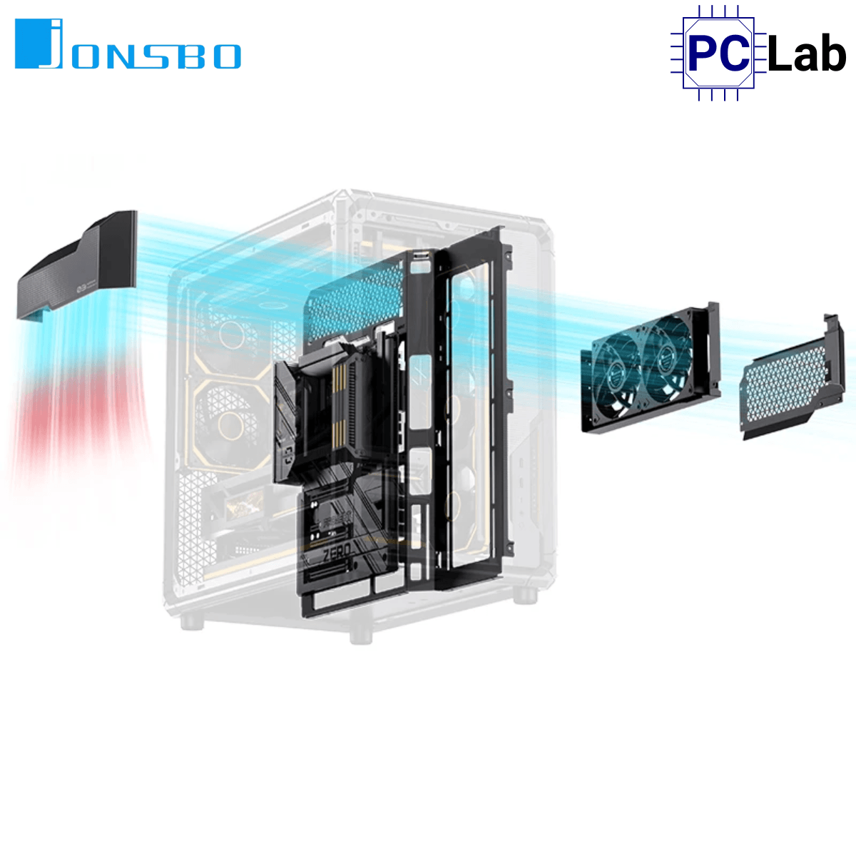 Vỏ case PC máy tính Jonsbo X400 Gray (ATX, Mid Tower, Xám)