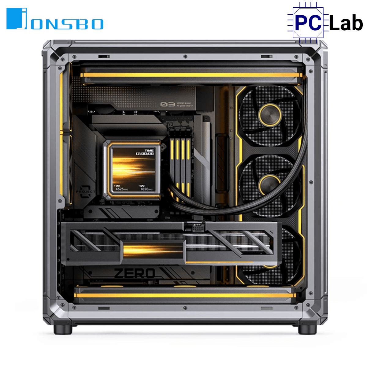 Vỏ case PC máy tính Jonsbo X400 Gray (ATX, Mid Tower, Xám)