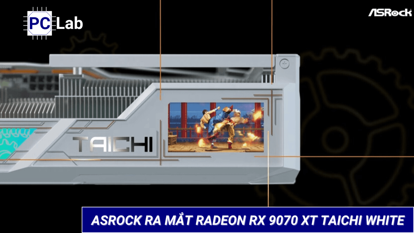ASRock ra mắt Radeon RX 9070 XT Taichi White