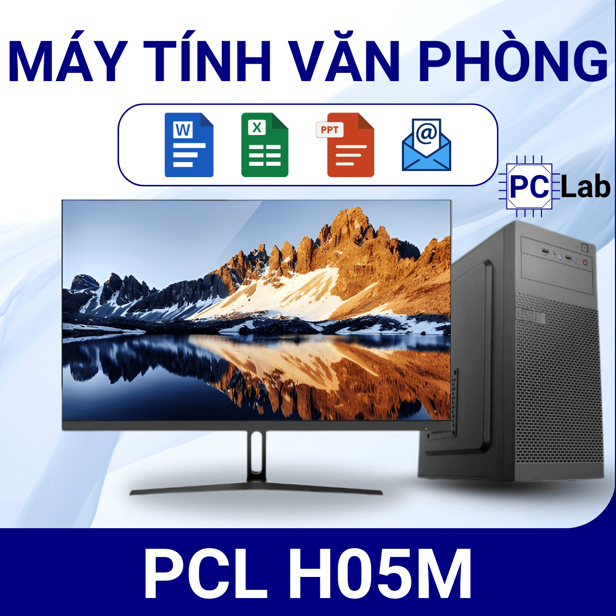 Máy tính PC văn phòng PCL H05M kèm màn hình
