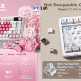 Yunzii Ra Mắt Bàn Phím Cơ Không Dây B75 PRO MAX Có Núm Xoay & Màn Hình TFT