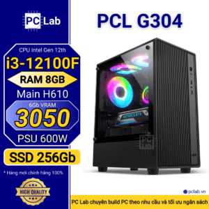 PC Gaming PCL G304 (Intel Core i3-12100F, RAM 8GB, RTX3050 6Gb)