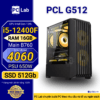 PC Gaming PCL G512 (Intel Core i5-12400F, RAM 16GB, RTX4060 8Gb)