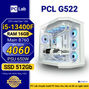 PC Gaming PCL G522 (Intel Core i5-13400F, RAM 16GB, RTX4060 8Gb)