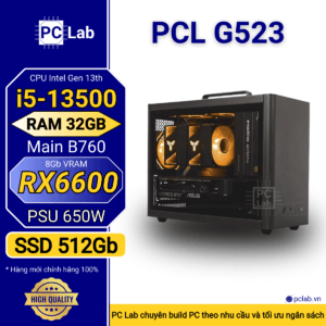 PC Gaming PCL G523 (Intel Core i5-13500, RAM 32GB, RX6600 8Gb)