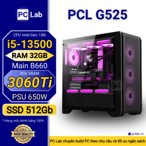 PC Gaming PCL G525 (Intel Core i5-13500, RAM 32GB, RTX3060Ti 8Gb)