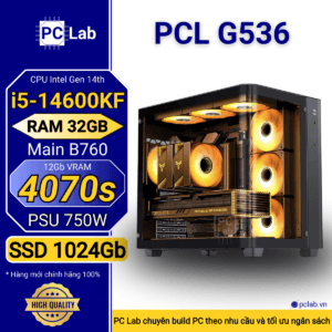 PC Gaming PCL G536 (Intel Core i5-14600KF, RAM 32GB, RTX4070s 12Gb)