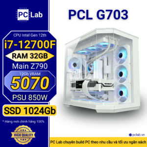 PC Gaming PCL G703 (Intel Core i7-12700F, RAM 32GB, RTX5070 12Gb)
