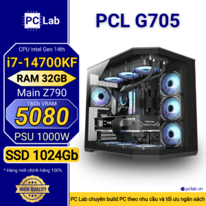 PC Gaming PCL G705 (Intel Core i7-14700K, RAM 32GB, RTX5080 16Gb)