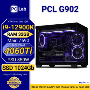 PC Gaming PCL G902 (Intel Core i9-12900K, RAM 32GB, RTX4060Ti 16Gb)