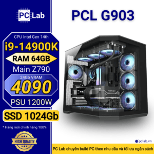 PC Gaming PCL G903 (Intel Core i9-14900K, RAM 64GB, RTX4090 24Gb)