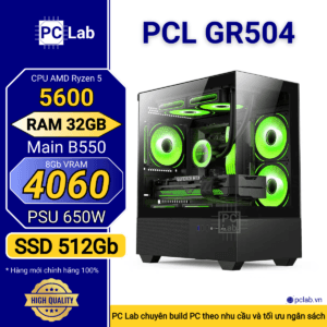 PC Gaming PCL GR504 (AMD Ryzen 5 5600, RAM 32GB, RTX4060 8Gb)