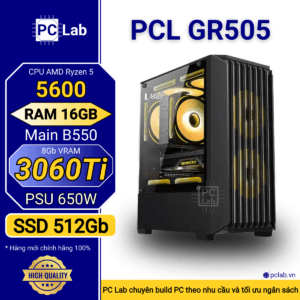 PC Gaming PCL GR505 (AMD Ryzen 5 5600, RAM 16GB, RTX3060Ti 8Gb)