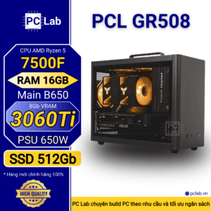 PC Gaming PCL GR508 (AMD Ryzen 5 7500F, RAM 16GB, RTX3060Ti 8Gb)