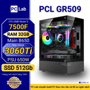 PC Gaming PCL GR509 (AMD Ryzen 5 7500F, RAM 32GB, RTX3060Ti 8Gb)
