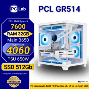 PC Gaming PCL GR514 (AMD Ryzen 5 7600, RAM 32GB, RTX4060 8Gb)