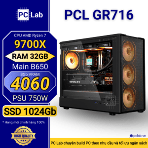 PC Gaming PCL GR717 (AMD Ryzen 7 9700X, RAM 32GB, RTX5060Ti 16Gb)