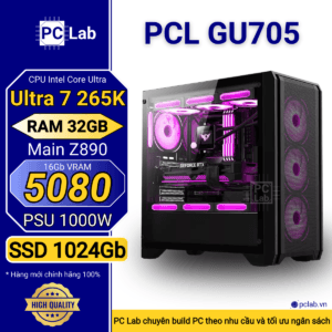 PC Gaming PCL GU705 (Intel Core Ultra 7 265K, RAM 32GB, RTX5080 16Gb)