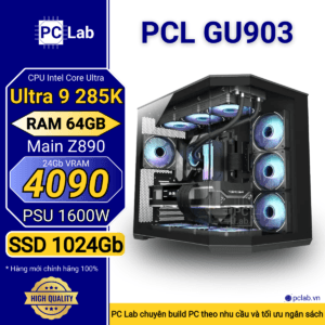 PC Gaming PCL GU903 (Intel Core Ultra 9 285K, RAM 64GB, RTX4090 24Gb)
