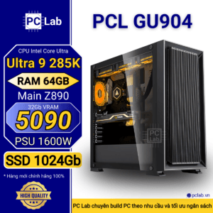 PC Gaming PCL GU904 (Intel Core Ultra 9 285K, RAM 64GB, RTX5090 32Gb)