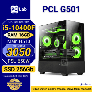 PC Gaming PCL G501 (Intel Core i5-10400F, RAM 16GB, RTX3050 6Gb)