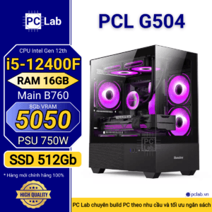 PC Gaming PCL G504 (Intel Core i5-12400F, RAM 16GB, RTX5050 8Gb)