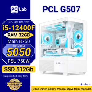 PC Gaming PCL G507 (Intel Core i5-12400F, RAM 32GB, RTX5050 8Gb)
