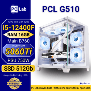 PC Gaming PCL G510 (Intel Core i5-12400F, RAM 16GB, RTX5060Ti 16Gb)